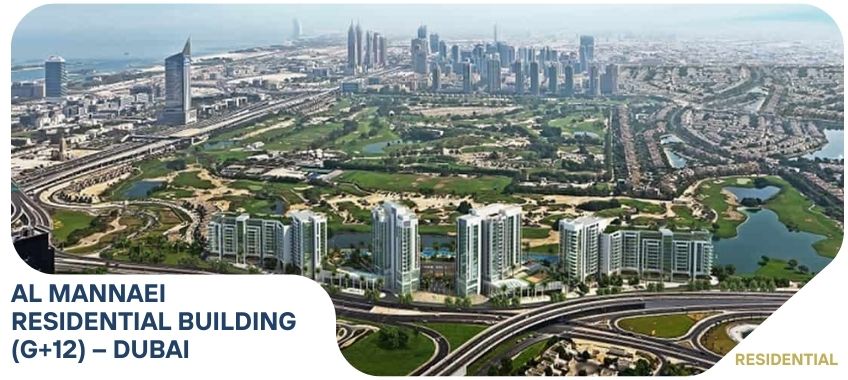 AL MANNAEI RESIDENTIAL BUILDING (G+12) – DUBAI